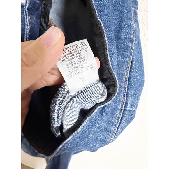 Ripton & Co Womens Bike Pants Cobalt Blue Utility Stretch Denim Cycling Jeans XS - Picture 7 of 11